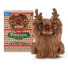 New Fuggler Festive Fuggs Funny Ugly Monster Holiday Reindeer Red Nose Christmas