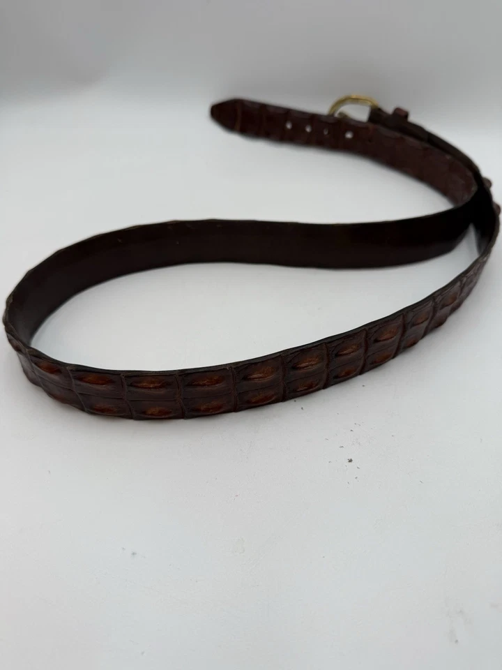 Cinturón cocodrilo australiano para hombre talla 42 de Troposphere Foto 4 de 4