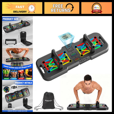 Foldable Push Up Board with Counter - Strength Training Fitness Equipment for Me