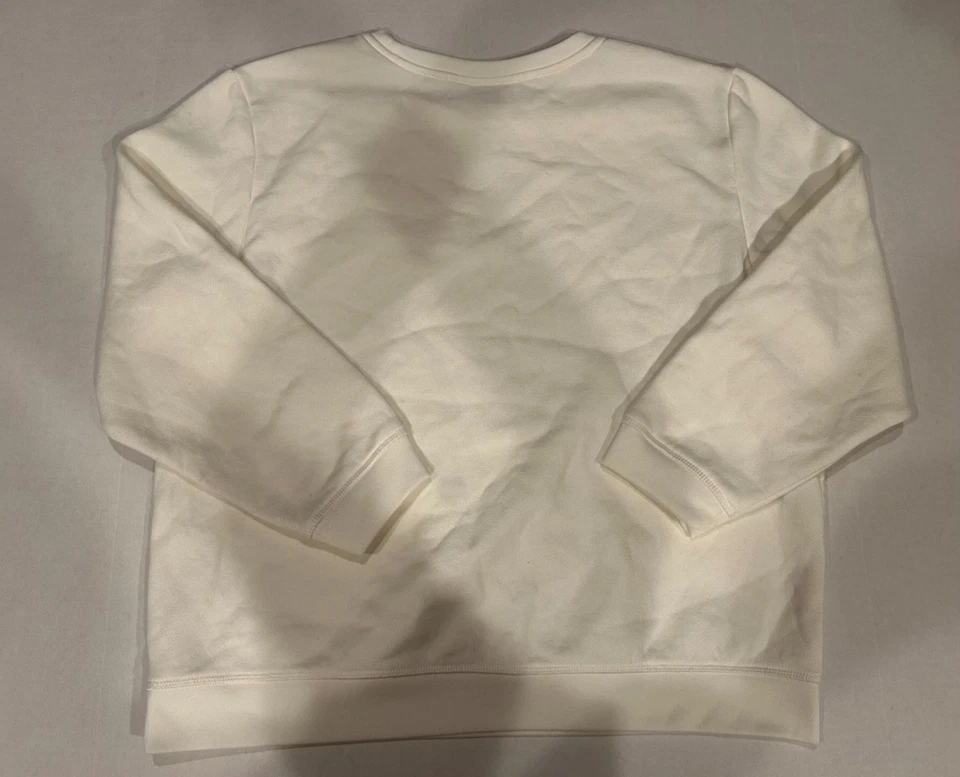 Sudadera para mujer Karen Scott cuello redondo XL crema pulóver informal Top Foto 2 de 4