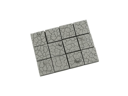 Micro Art Studio 20mm Square Wasteland Bases (10) Brand New B02865 - Picture 2 of 2