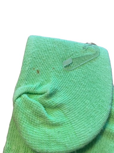 Pinwheels Slouch Socks 1980s-1990s Vintage 5 Pair Neon Pink Green Purple Women's - Picture 3 of 3