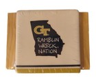 Magnolia Lane Georgia Tech Yellow Jackets Cup Coasters and Holder Set- CHIP