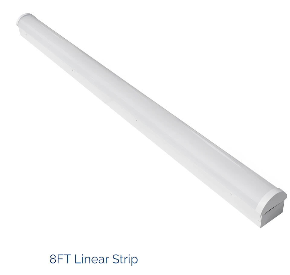4 Pack 8FT LED Linear Strip 60/50/40W 5200/6500/7800lm Selectable - Image 3 of 4