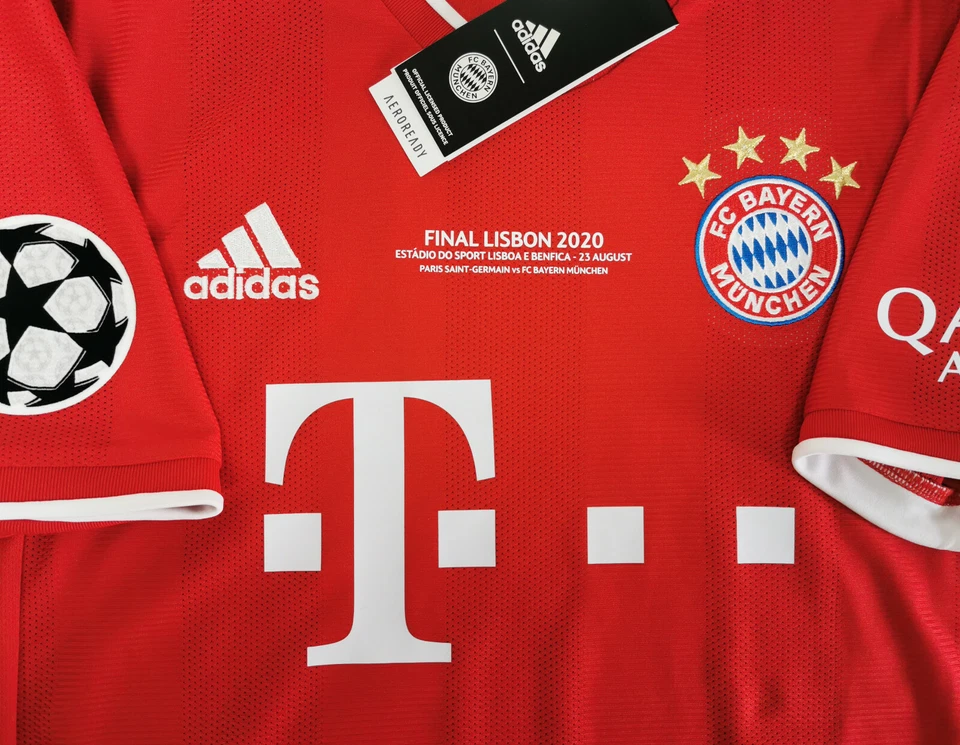 Trikot Adidas FC Bayern Finale Lisbon 2020 CHAMPIONS Lissabon Details I Pavard - Bild 3 von 4