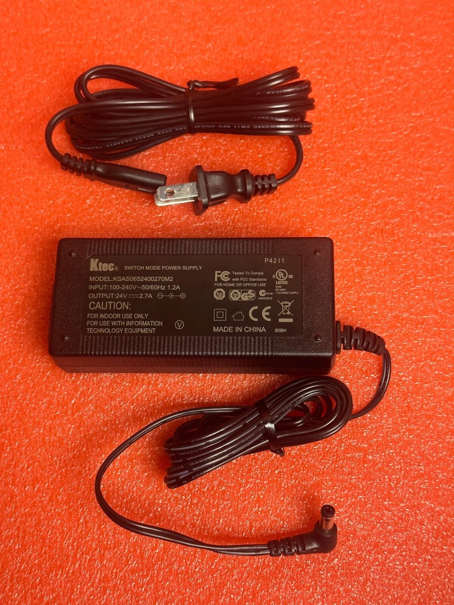 Genuine Ktec Switch Mode Power Supply Model KSAS0652400270M2 24v