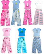 Stupid Factory by David  Goliath Girls Short Sleeve Long Leg Pajamas Lounge Set