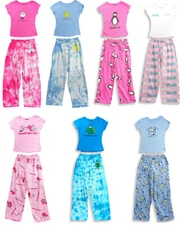 Stupid Factory by David & Goliath Girls Short Sleeve Long Leg Pajamas Lounge Set