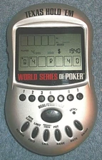EXCALIBUR WORLD SERIES OF POKER TEXAS HOLD 'EM #399 HAND HELD ELECTRONIC GAME