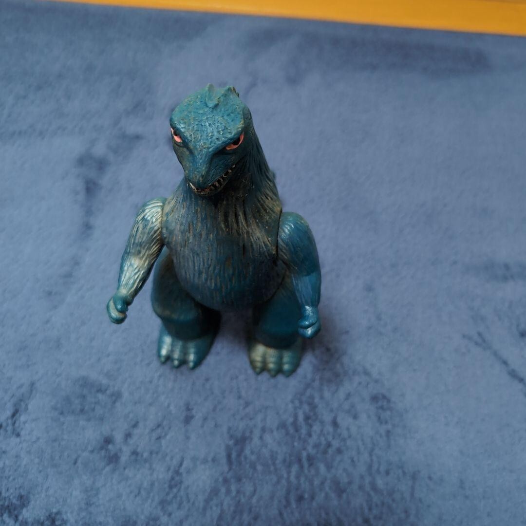 70s VARIG ブラジル 空港 ソフビ アメトイ ヴァリグ 1970年代 Bullmark 1970 Godzilla Dark Blue Variant Vintage Kaiju