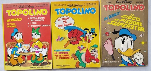 Topolino Disney Fumetti Lotto 16 Fumetti Fascia 1200 - 1700 (1980-1988). - Foto 5 di 14