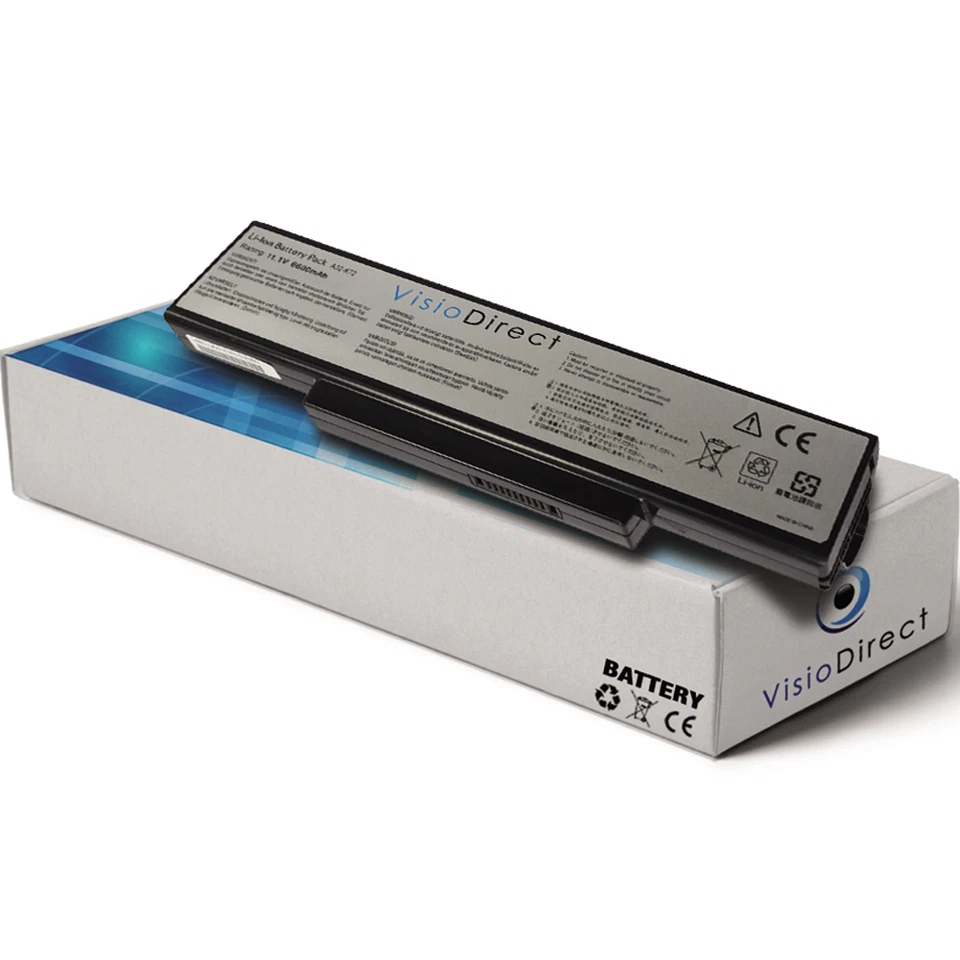 VISIODIRECT Batterie 6600mAh 11,1V ASUS A32-N71 A32-K72 A32-N71 K72JE K72JF pour portable