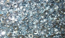 M7-1.0  Metric Serrated Flange Lock Nut Steel Zinc Plated 75 Pieces