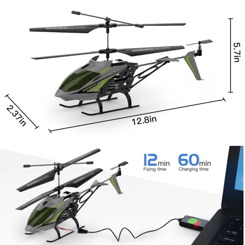 Cheerwing SYMA S39H RC Helicopter 2.4Ghz Big Size Aircraft RC Toy w/ 2 Batteries - Image 3 of 4