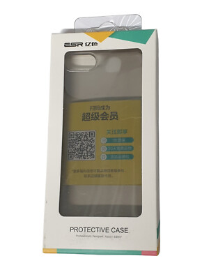 ESR Case Hülle für iPhone 8, 7, 6s, 6, SE 2. 3. Gen 2022/2020 - Clear Black