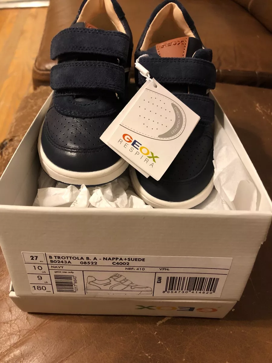 Indígena irregular Alivio GEOX BOYS NAVY SNEAKERS SIZE 27 | eBay