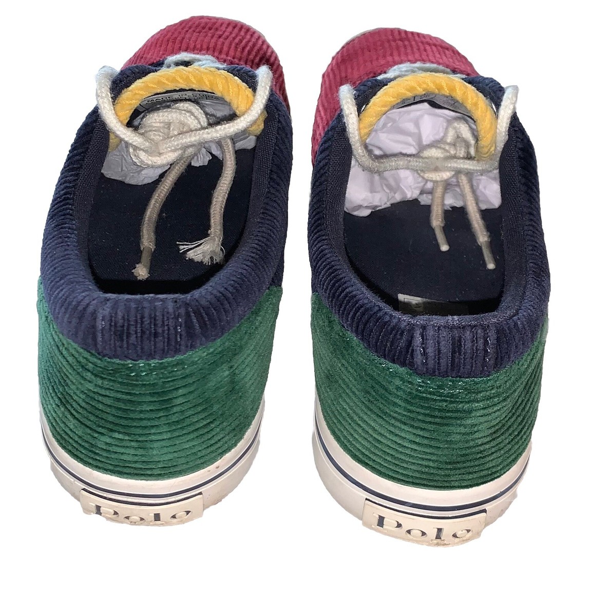 Polo Ralph Lauren Keaton Corduroy Sneakers Shoes Mens Size 6 Navy Lining  (S254) Polo Ralph Lauren | Shoes | Polo Ralph Lauren Keaton  main image 2
