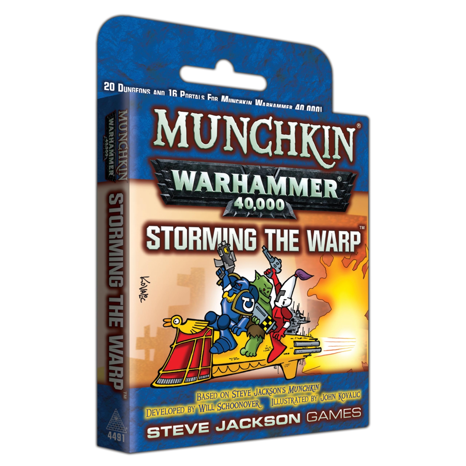 Steve Jackson Games Munchkin Warhammer 40000 Storming The Warp Strategy Card ...