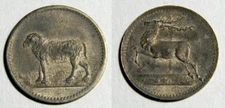 Germany  Spiel Marke Counter Token  Goat or Sheep / Stag  (S-141)