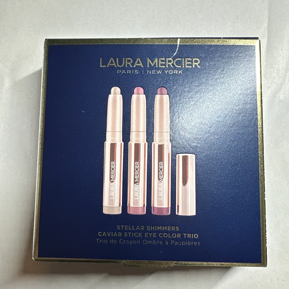 Laura Mercier Stellar Shimmers Caviar Stick Eye Color Trio New - Image 2 of 4