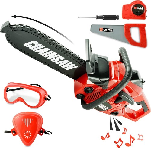 Imaginative Play Kids Chainsaw - Realistic Gardening Tool for Boys and Girls