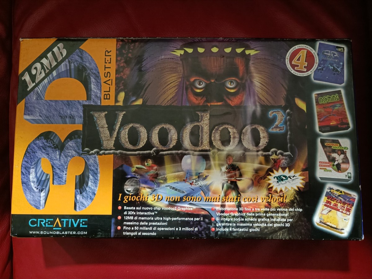 🔴Creative 3D Blaster 3Dfx Voodoo 2 12Mb CT6670 [Working][Box] | eBay