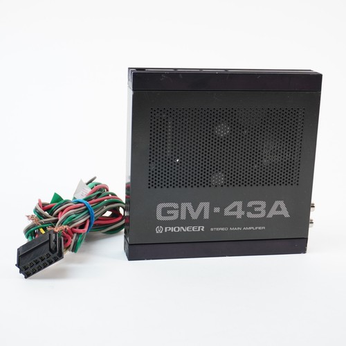 Vintage Pioneer Stereo Main Car Amplifier GM-43A