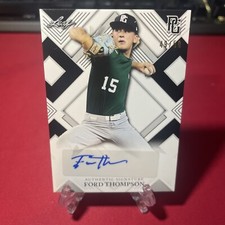 2023 Leaf Perfect Game National Showcase Ford Thompson Black Auto /50 Card TA256