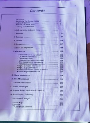 Basic Math Concepts : For Water and Wastewater Plant Operators by Joanne K....