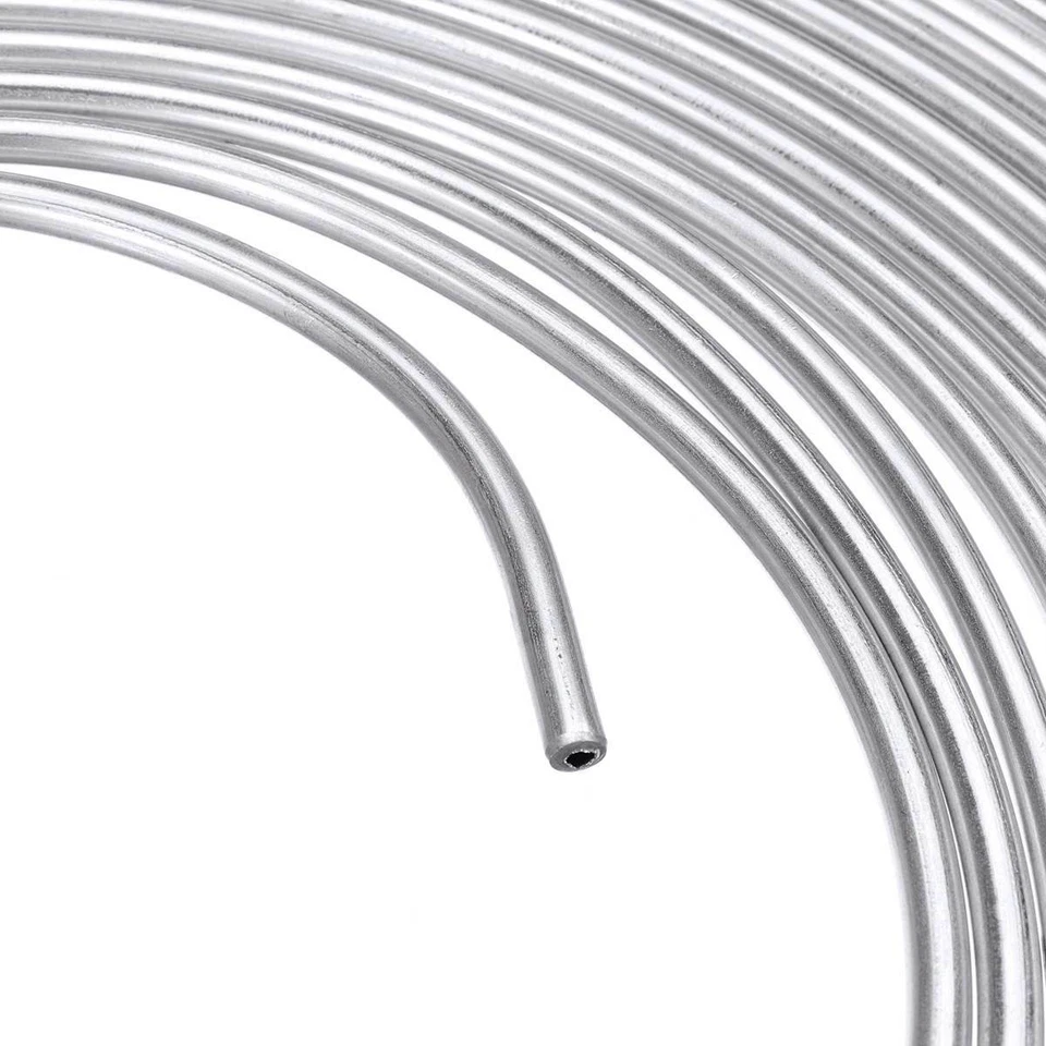 Copper Nickel Car Brake Line Tubing Kit 3/16" 25 Ft Coil Rolls With 16 Fittings - Imagem 4 de 4