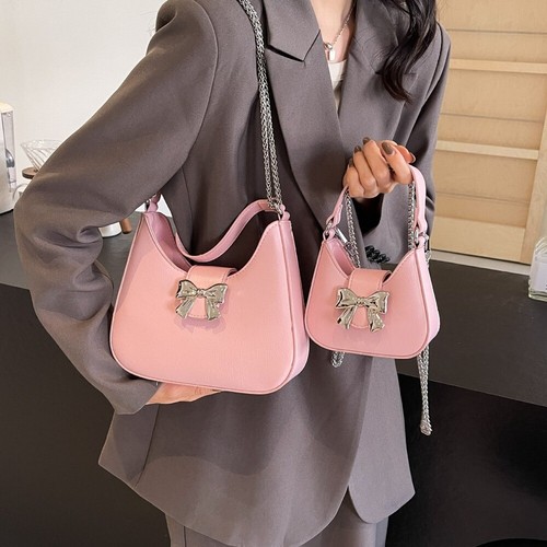 Mini Crossbody Two Tone PU Leather Shoulder Bag