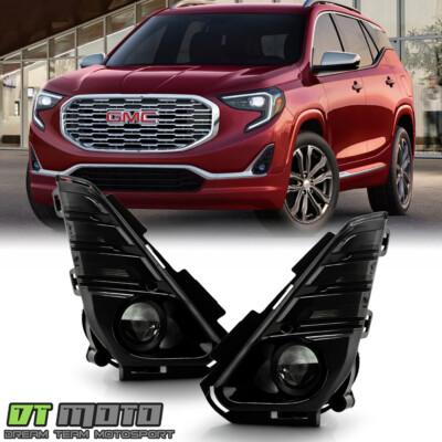 2018-2021 GMC Terrain Factory Style Bumper Fog Lights Driving Lamps w/Switch Set