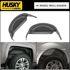 Husky Liners 79161 Rear Wheel Well Guards for 2021-2025 Ford F-150