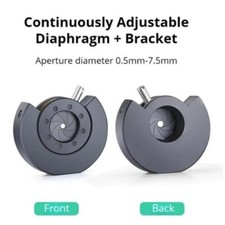 With Mount 0.5-7.5mm Iris Aperture Mechanical Microscope Camera Iris Diaphragm