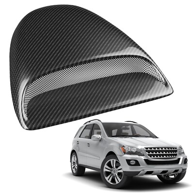 JDM Universal Carbon Fiber ABS Plastic Racing Air Flow Vent Hood Scoop Cover