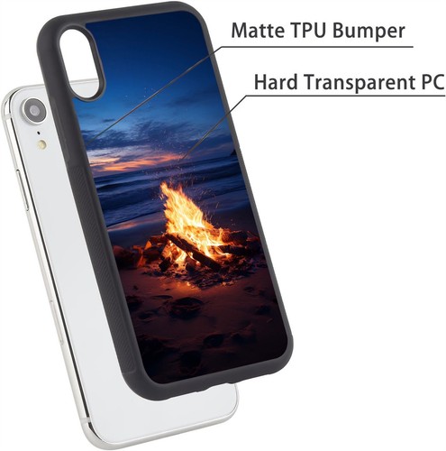 Case For iPhone X XS 11 12 13 14 15 Pro Max Beach Bonefire Artwork - Picture 138 of 240