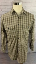 L.L. Bean Shirt Men's Small Multicolor Plaid 100% Cotton Long Sleeve Button Up