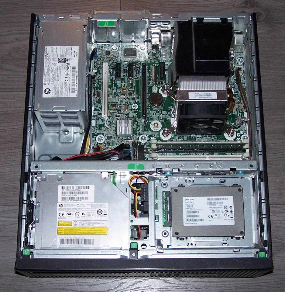 HP EliteDesk 800 G1 SFF Core i5-4590 3,3GHz 16GB 128GB SSD DVD-RW Win 11 Pro - Bild 2 von 3