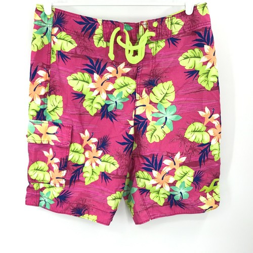 Hollister Swim Trunks Mens Large Pink 