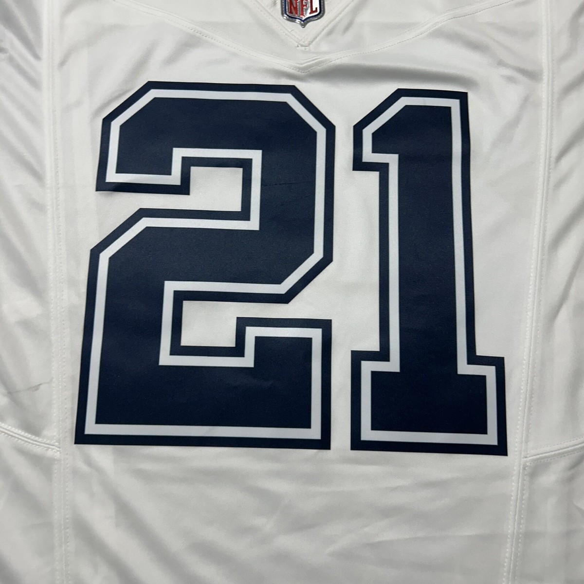Ezekiel Elliott #21 Dallas Cowboys Color Rush Throwback On-Field