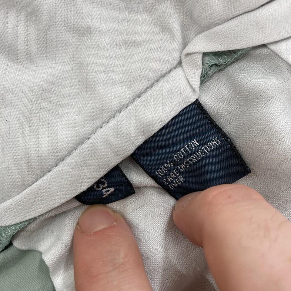 Polo Ralph Lauren Slim Gi Fit Shorts Mens 34 Green Cotton Chino Preppy