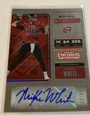 Mike White 2018 Panini Contenders Rookie Ticket Rc /99