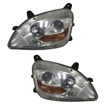 For Peterbilt 579 2013-2021 Headlight Driver and Passenger Side | Pair | Halogen