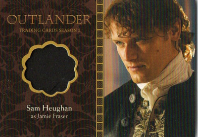 Outlander Staffel 2: B1 Sam Heughan als Jamie Fraser Mappe exklusive Kostümkarte