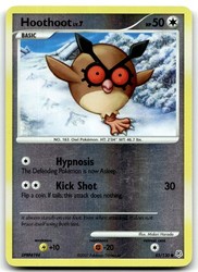 Hoothoot 85/130 Diamond & Pearl Reverse Holo