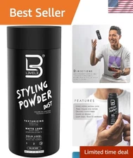 Level 3 Professional Matte Finish Hair Styling Powder - 60g for Natural Look