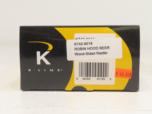 K-Line K742-8018 Robin Hood Beer Wood-Sided Reefer Freight Car LN - Picture 9 of 9