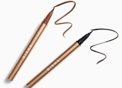 Bisha Essential Eye Designer Duo Set Downtown Black & Uptown Brown Full Size NIB