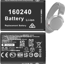 2 Pack Replacement for Steelseries Arctis Pro Wireless Batteries 160240 Lithium