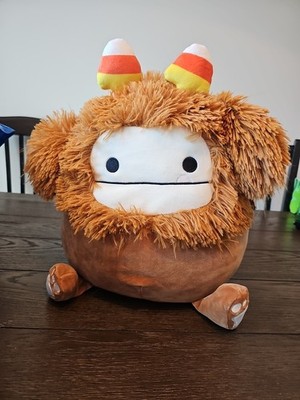 Squishmallow 12'' Benny The Bigfoot Candy Corn Headband Halloween 2022